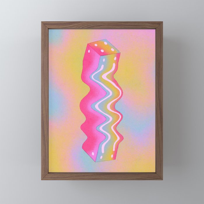 Cube in Full Color Mini Art Print Gallery Image 2