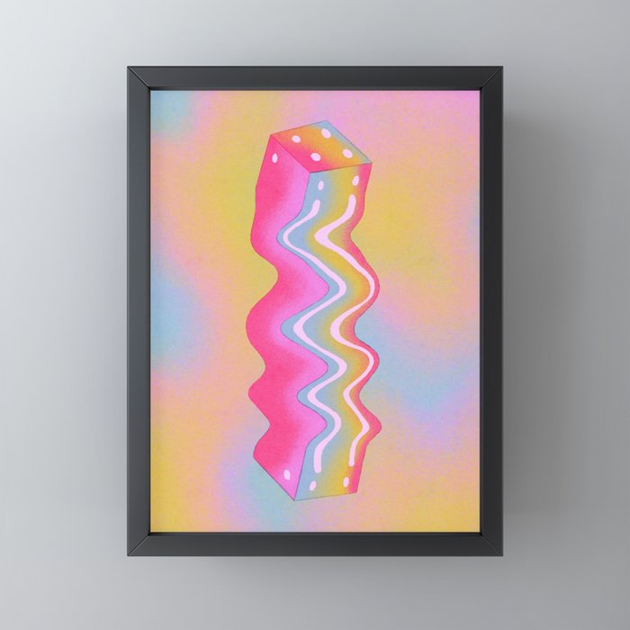 Cube in Full Color Mini Art Print Gallery Image 3