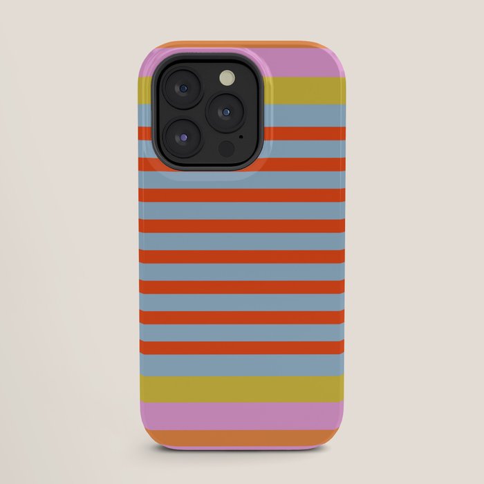 Bold Color Stripes Play Summer Bright Pattern 1 iPhone Case Gallery Image 27