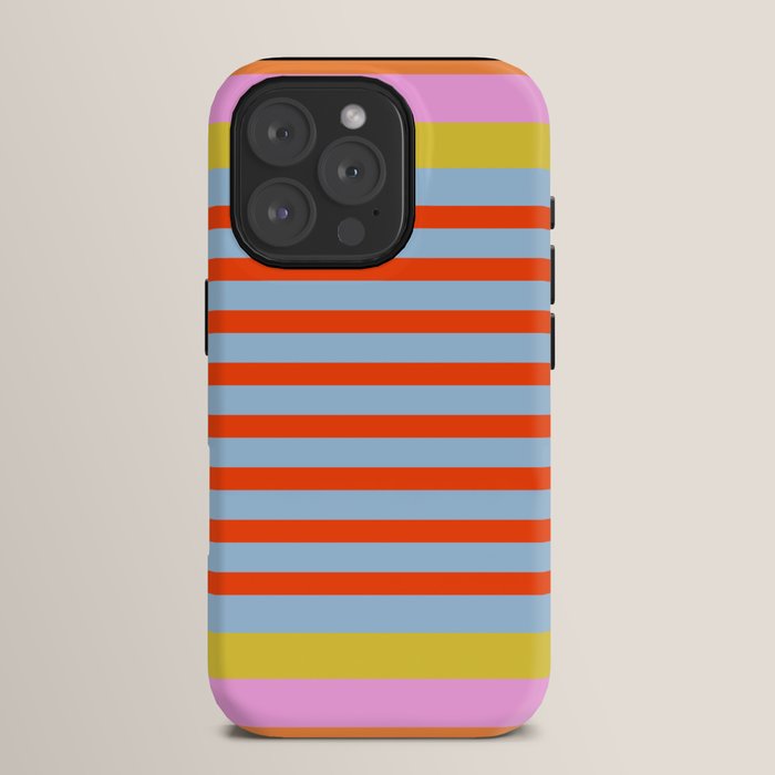 Bold Color Stripes Play Summer Bright Pattern 1 iPhone Case Gallery Image 15