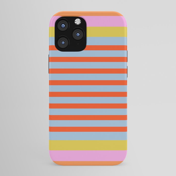 Bold Color Stripes Play Summer Bright Pattern 1 iPhone Case Gallery Image 43