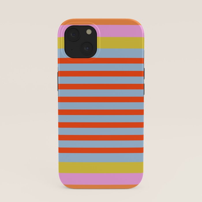 Bold Color Stripes Play Summer Bright Pattern 1 iPhone Case Gallery Image 37