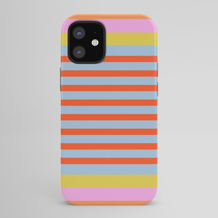 Bold Color Stripes Play Summer Bright Pattern 1 iPhone Case Gallery Image 42