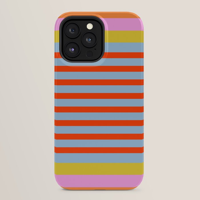 Bold Color Stripes Play Summer Bright Pattern 1 iPhone Case Gallery Image 24