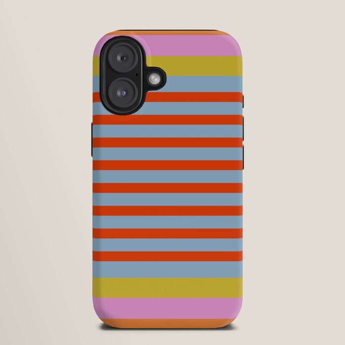 Bold Color Stripes Play Summer Bright Pattern 1 iPhone Case Gallery Image 9