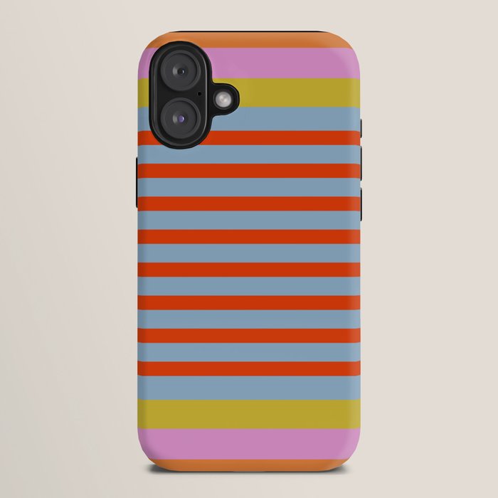 Bold Color Stripes Play Summer Bright Pattern 1 iPhone Case Gallery Image 10