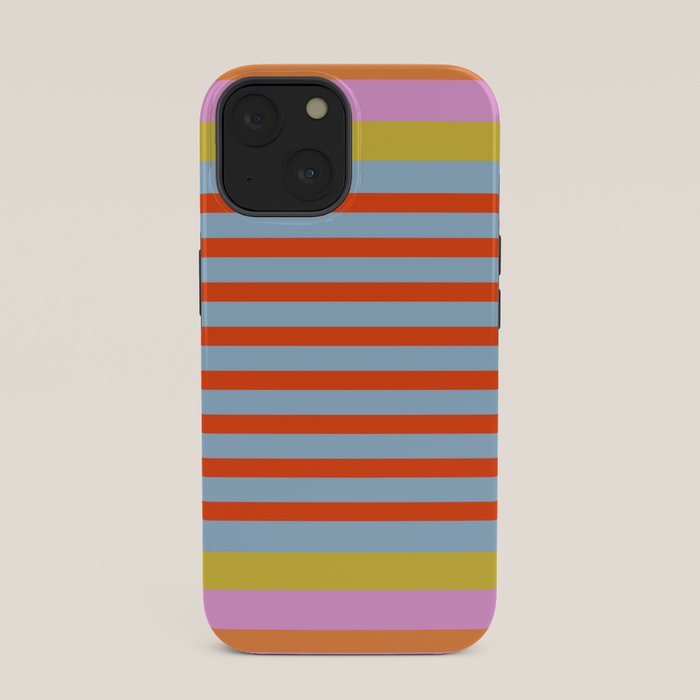 Bold Color Stripes Play Summer Bright Pattern 1 iPhone Case Gallery Image 33