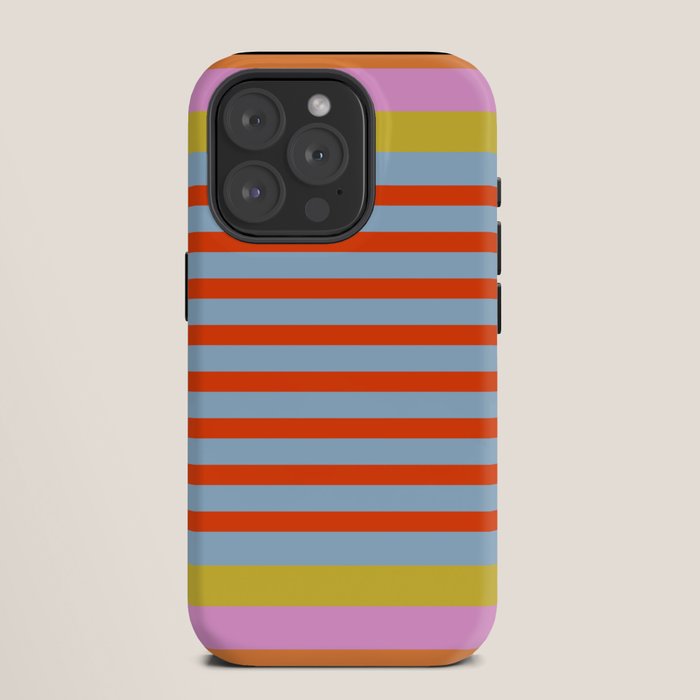 Bold Color Stripes Play Summer Bright Pattern 1 iPhone Case Gallery Image 11