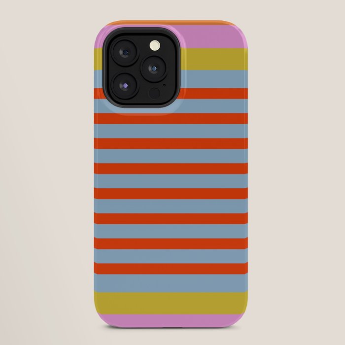 Bold Color Stripes Play Summer Bright Pattern 1 iPhone Case Gallery Image 28
