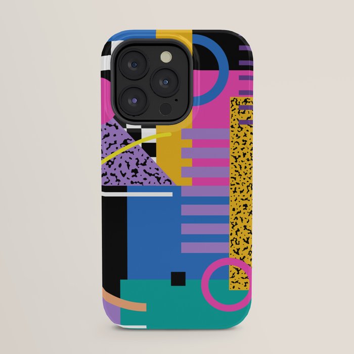 Memphis pattern 101 - 80s / 90s Retro iPhone Case Gallery Image 23