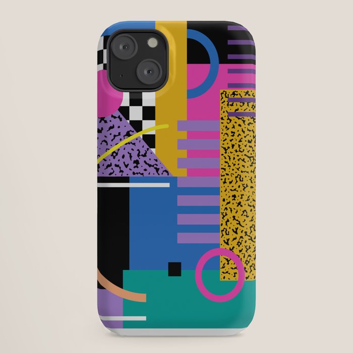 Memphis pattern 101 - 80s / 90s Retro iPhone Case Gallery Image 18