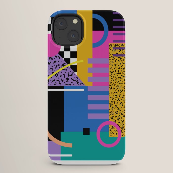 Memphis pattern 101 - 80s / 90s Retro iPhone Case Gallery Image 26