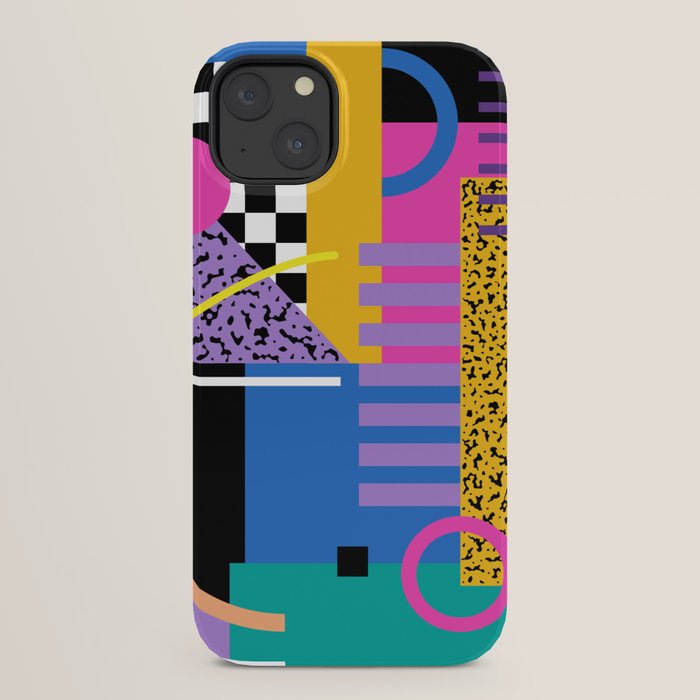 Memphis pattern 101 - 80s / 90s Retro iPhone Case Gallery Image 30