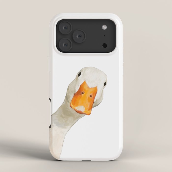 Sneaky White Duck iPhone Case Gallery Image 4