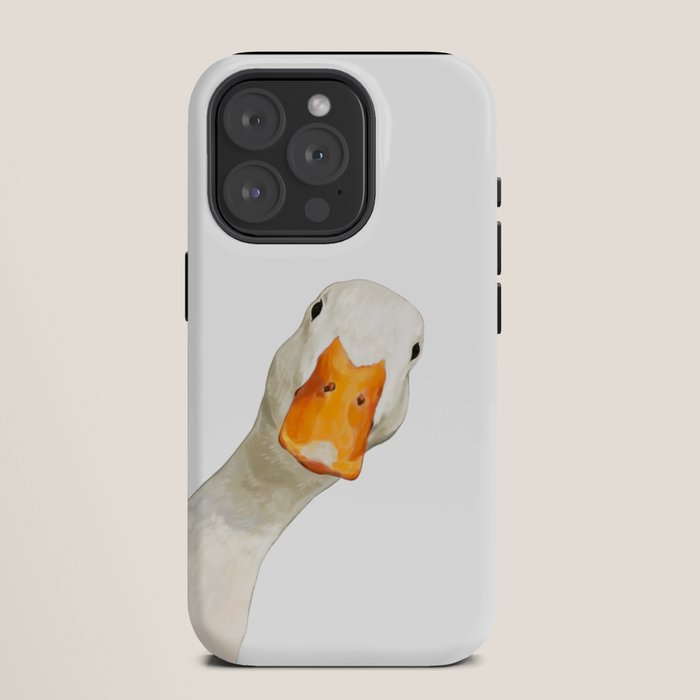 Sneaky White Duck iPhone Case Gallery Image 11
