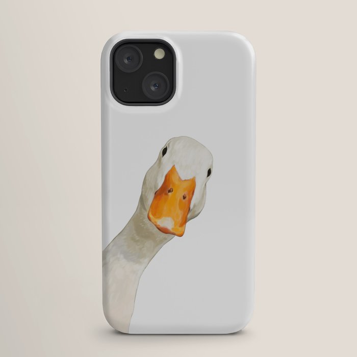 Sneaky White Duck iPhone Case Gallery Image 17