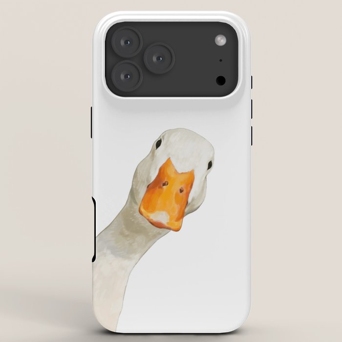 Sneaky White Duck iPhone Case Gallery Image 8