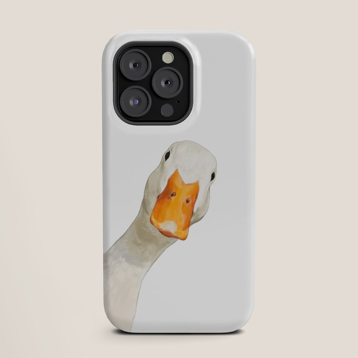 Sneaky White Duck iPhone Case Gallery Image 19