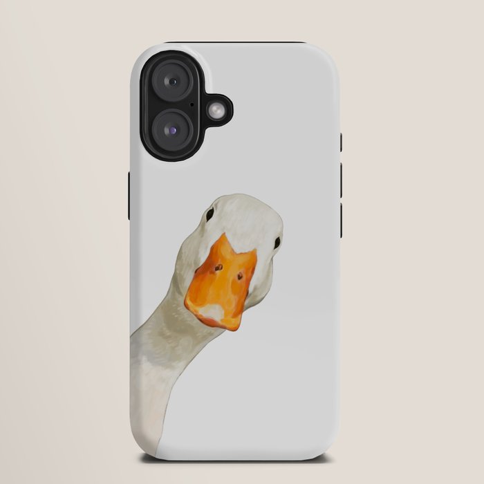 Sneaky White Duck iPhone Case Gallery Image 9