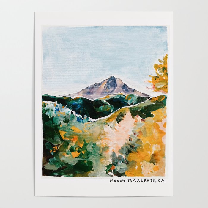 Mount Tam Marin County California Poster Gallery Image 3