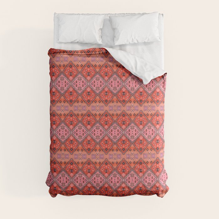 Epic Rustic & Farmhouse Style Original Moroccan Artwork Comforter Gallery Image 3