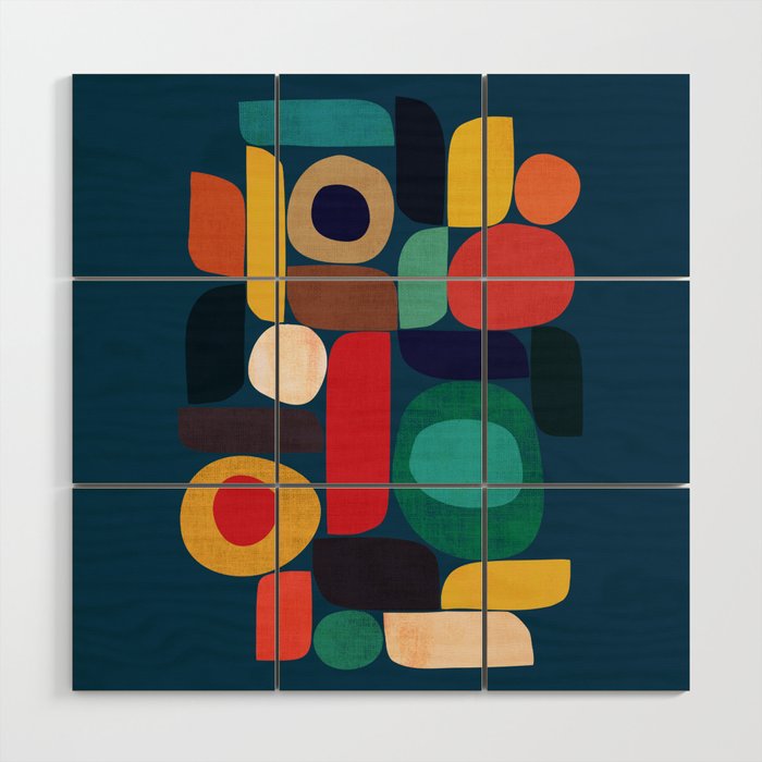 Miles and miles Wood Wall Art Gallery Image 1