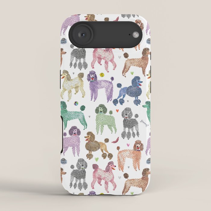 Poodles by Veronique de Jong iPhone Case Gallery Image 2