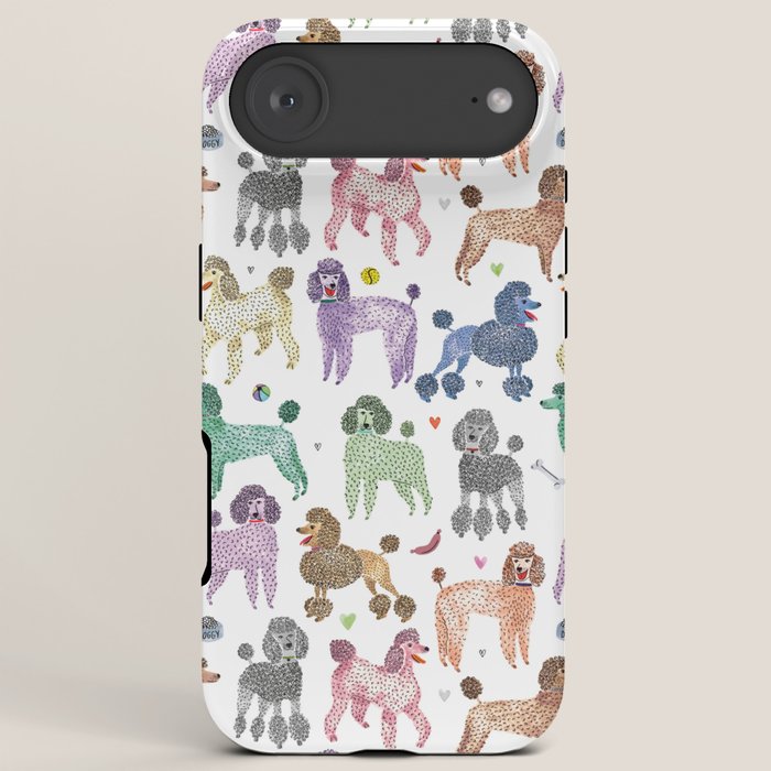 Poodles by Veronique de Jong iPhone Case Gallery Image 6
