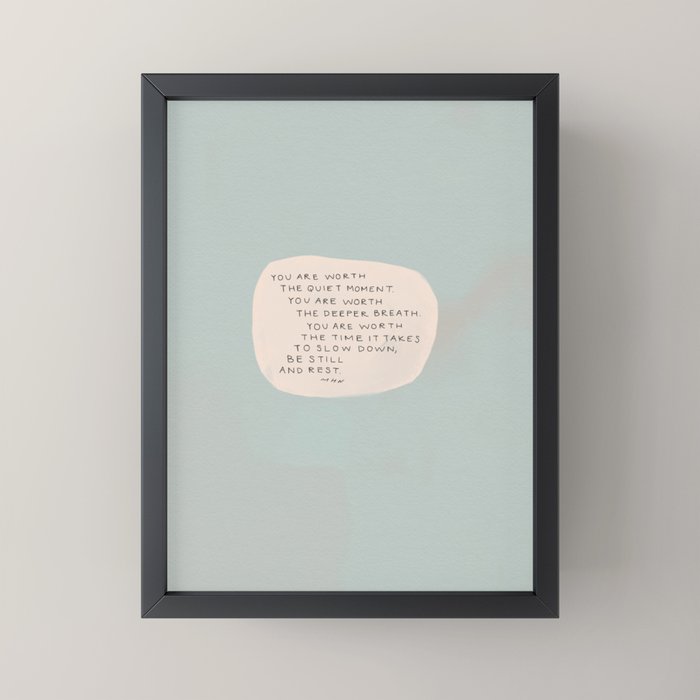 Be Still And Rest. Mini Art Print Gallery Image 3