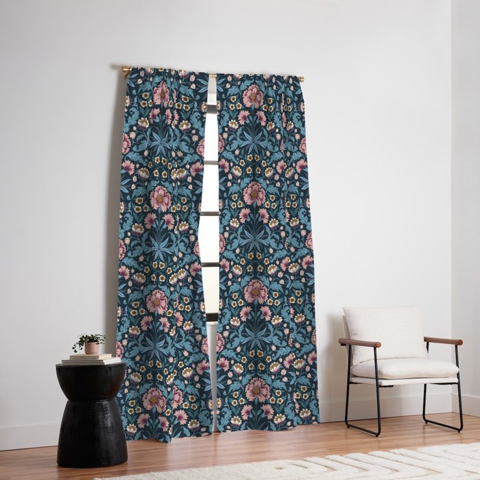 Romantic Botanica - Carnation Window Curtain Gallery Image 2
