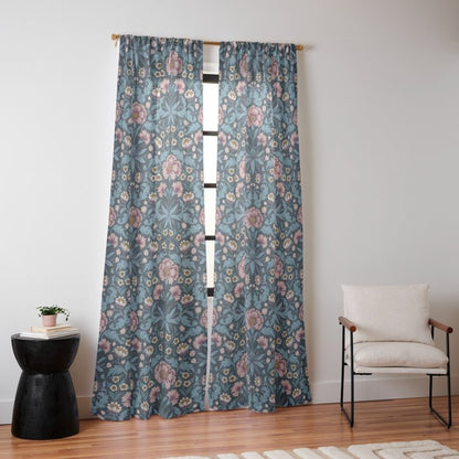 Romantic Botanica - Carnation Window Curtain Gallery Image 10