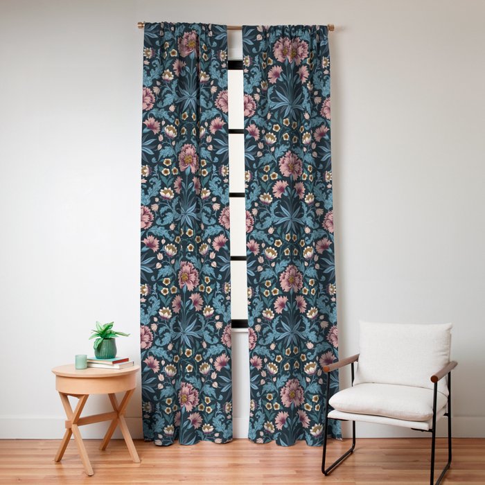 Romantic Botanica - Carnation Window Curtain Gallery Image 4