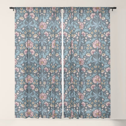 Romantic Botanica - Carnation Window Curtain Gallery Image 17