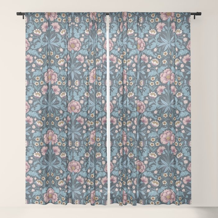 Romantic Botanica - Carnation Window Curtain Gallery Image 21