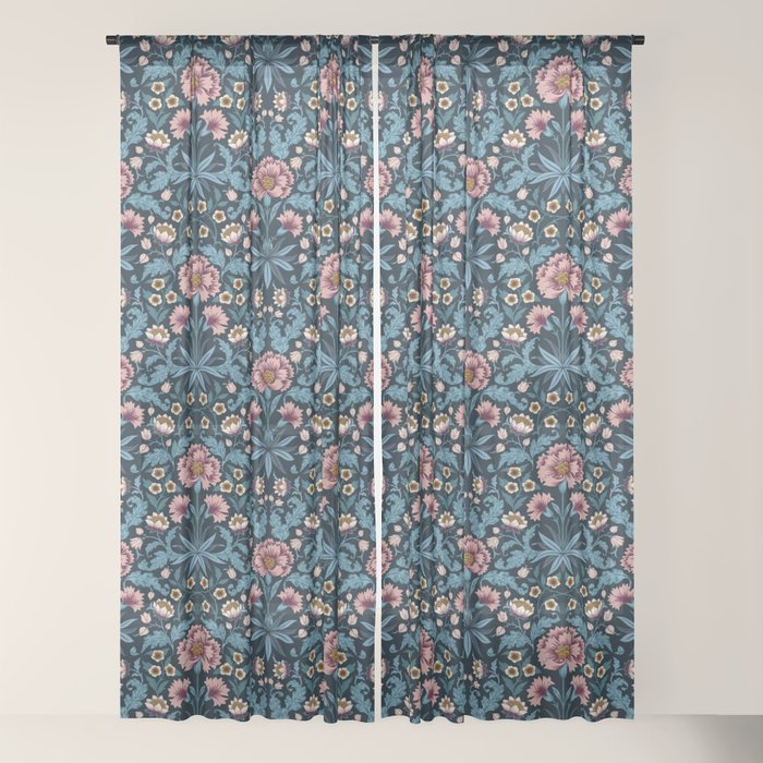 Romantic Botanica - Carnation Window Curtain Gallery Image 18
