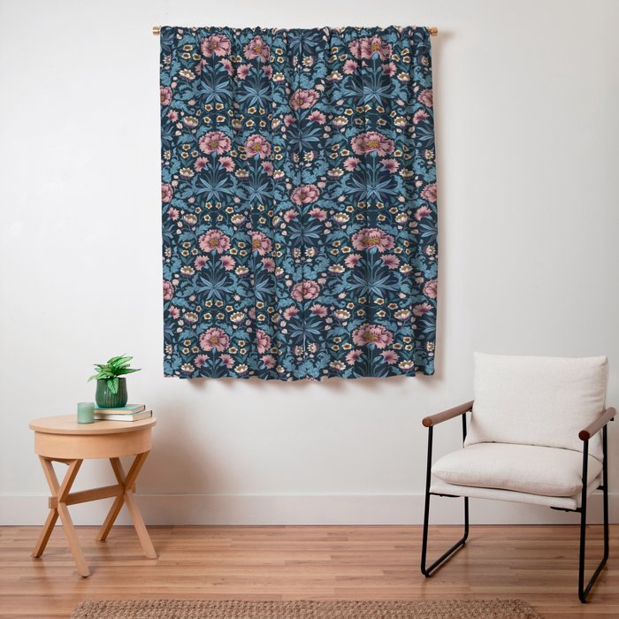 Romantic Botanica - Carnation Window Curtain Gallery Image 7