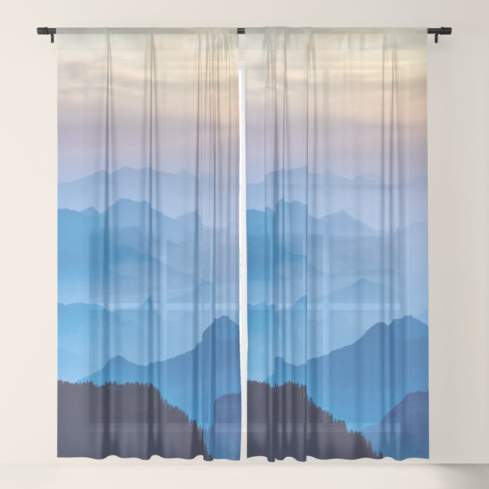 Mountains 11 Window Curtain Gallery Image 17