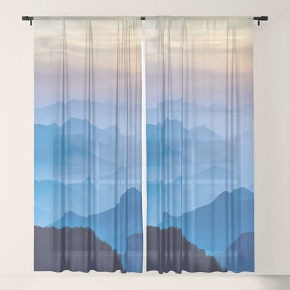 Mountains 11 Window Curtain Gallery Image 17