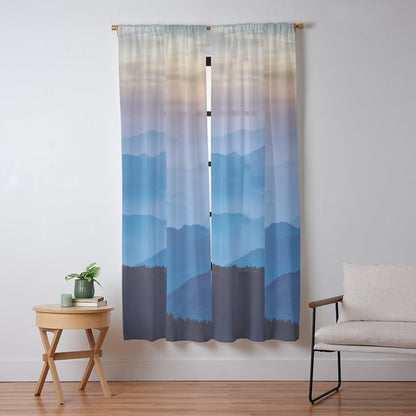 Mountains 11 Window Curtain Gallery Image 13