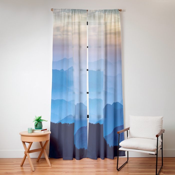 Mountains 11 Window Curtain Gallery Image 12