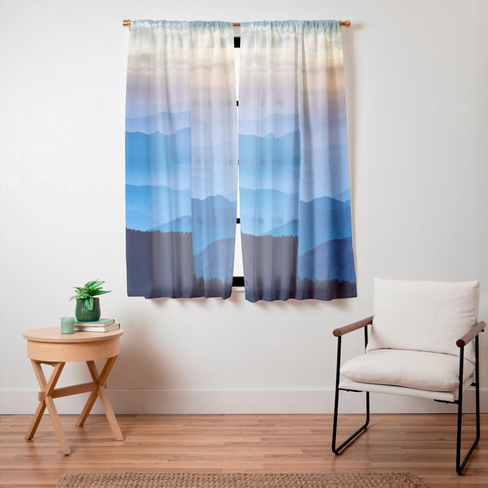 Mountains 11 Window Curtain Gallery Image 11