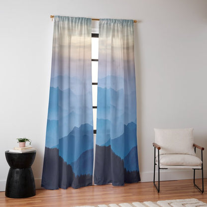 Mountains 11 Window Curtain Gallery Image 10