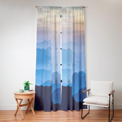 Mountains 11 Window Curtain Gallery Image 16