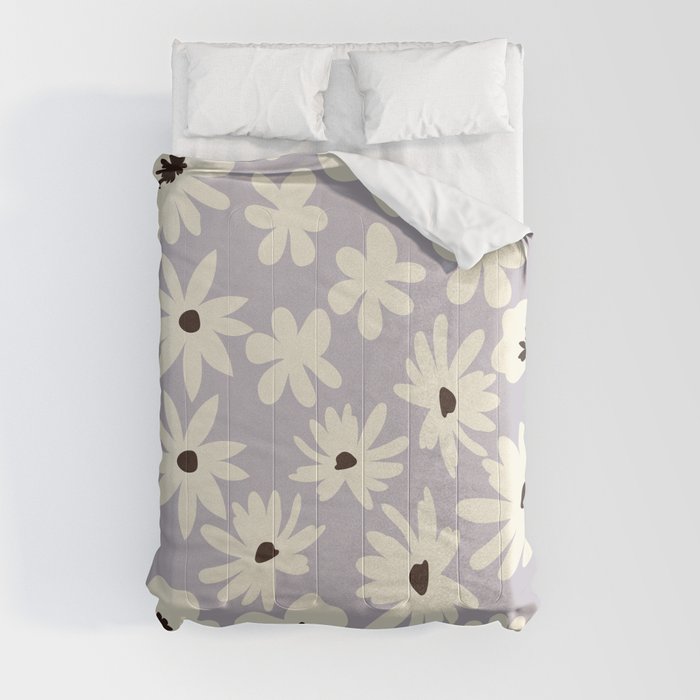 Flower market, Florence, Summer aesthetic Comforter Gallery Image 3