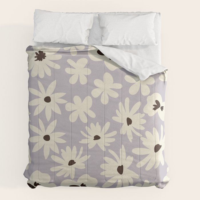 Flower market, Florence, Summer aesthetic Comforter Gallery Image 2