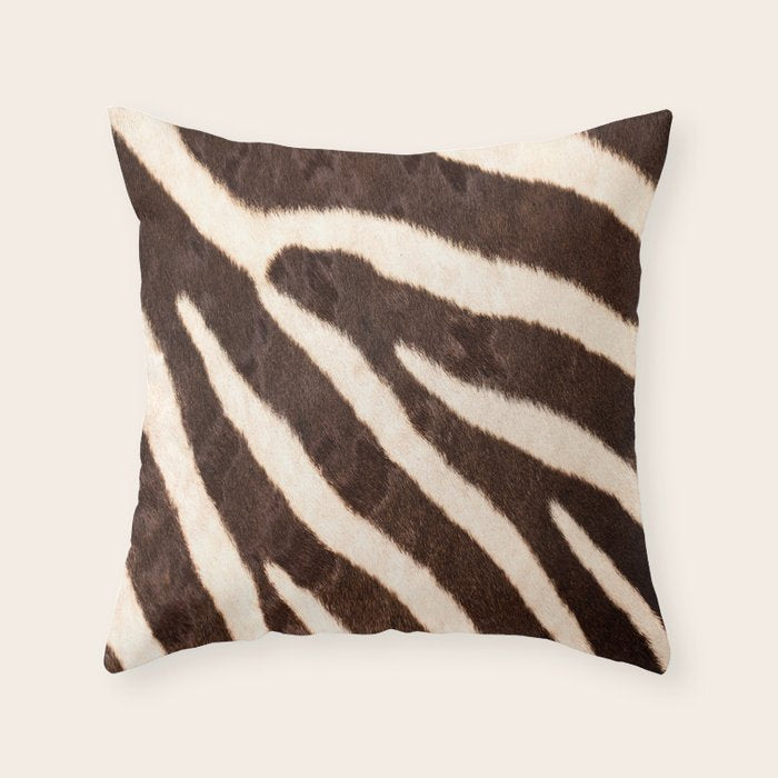Zebra #decor #society6 #buyart Throw Pillow Gallery Image 4