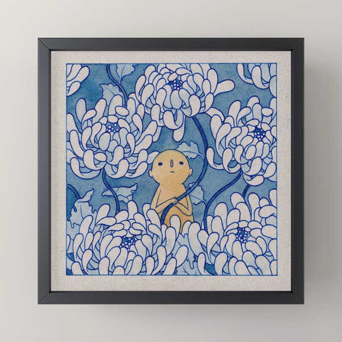 Watercolor Test (Blue) Mini Art Print Gallery Image 3