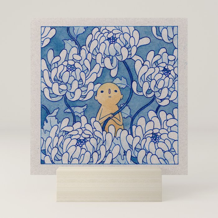 Watercolor Test (Blue) Mini Art Print Gallery Image 5