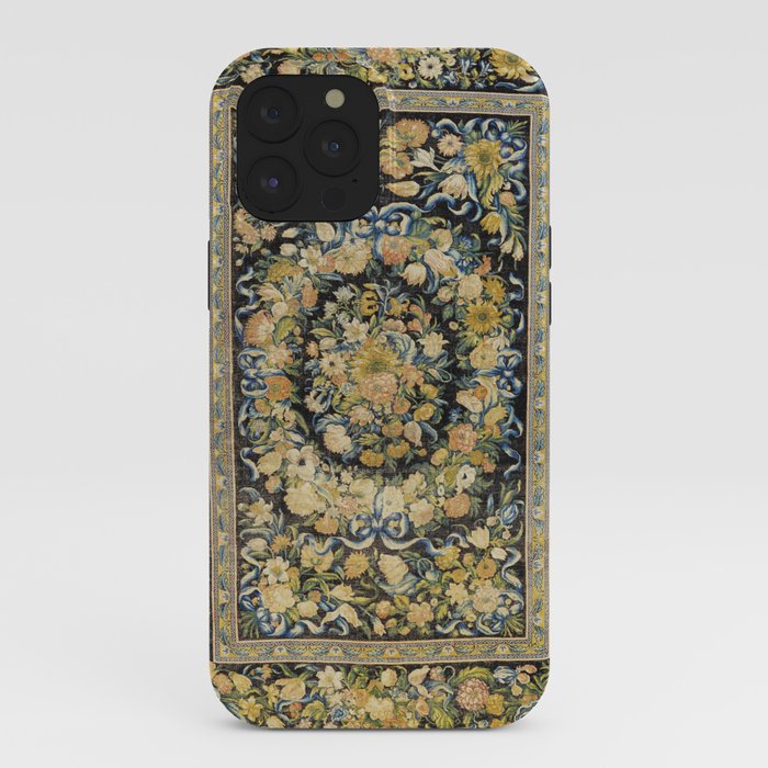 Louis XIV Savonnerie French Floral Carpet Print iPhone Case Gallery Image 40