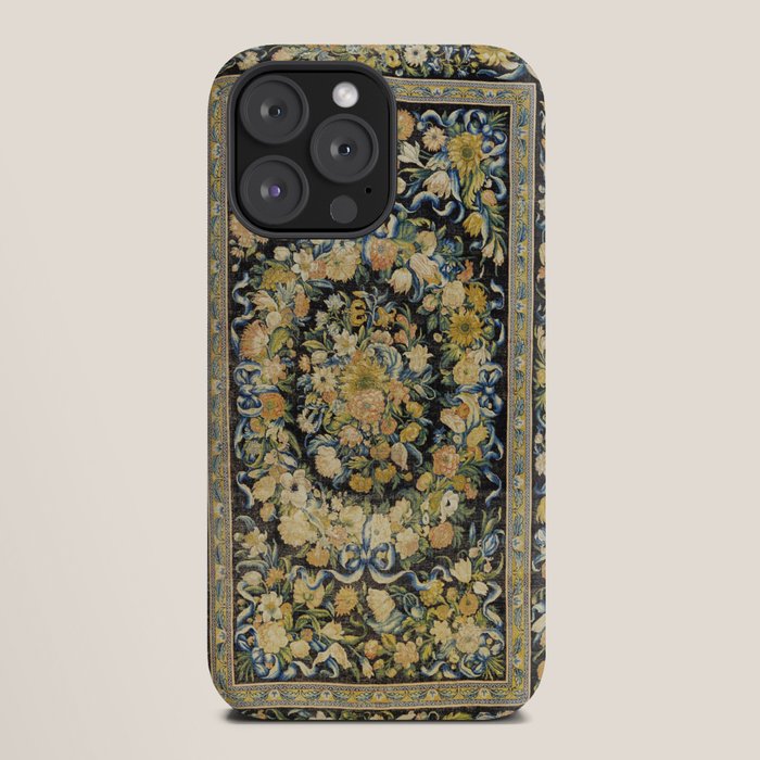 Louis XIV Savonnerie French Floral Carpet Print iPhone Case Gallery Image 20
